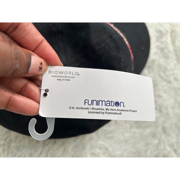 Funimation My Hero Academia Black Baseball Cap - Picture 5 of 9